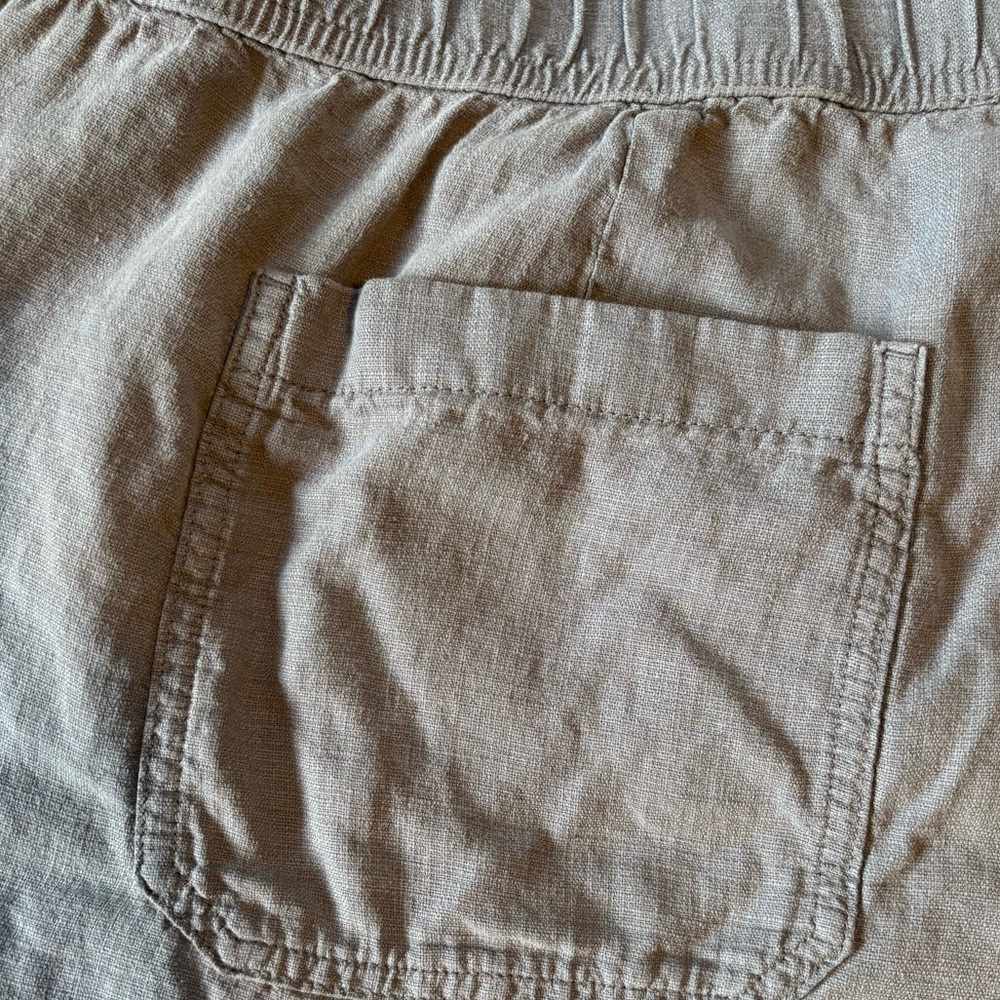 Pure Jill linen blend capri size 2X grey - Picture 5 of 5